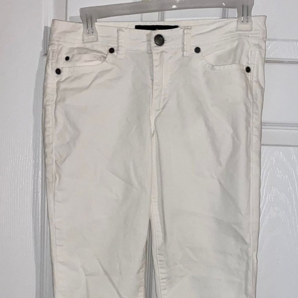 Women's White Calvin Klein Jeans- Size 4